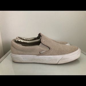 Beige Slip On Vans